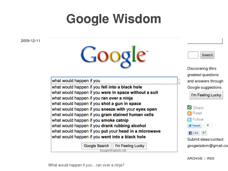 www.googlewisdom.net