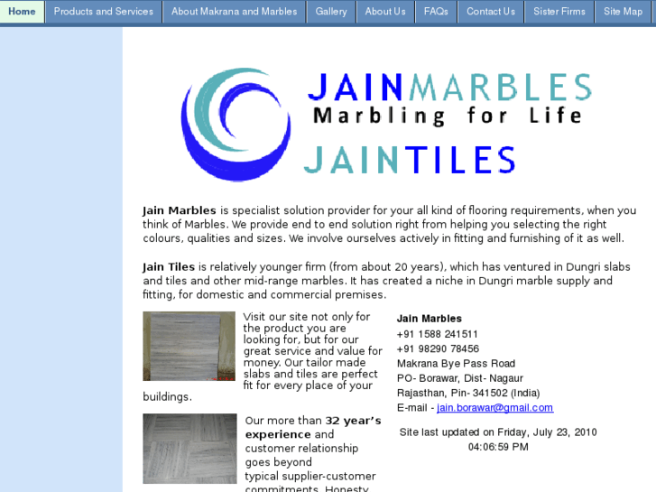 www.jainmarbles.com