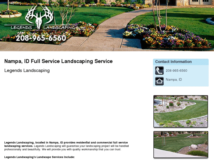 www.legendslandscapingidaho.com
