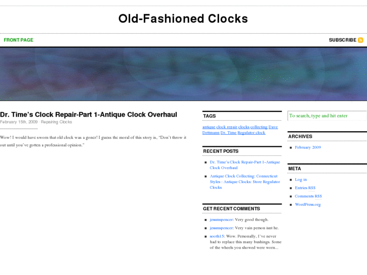 www.oldfashionedclocks.info