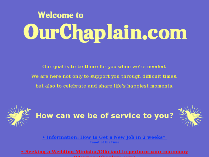 www.ourchaplain.com