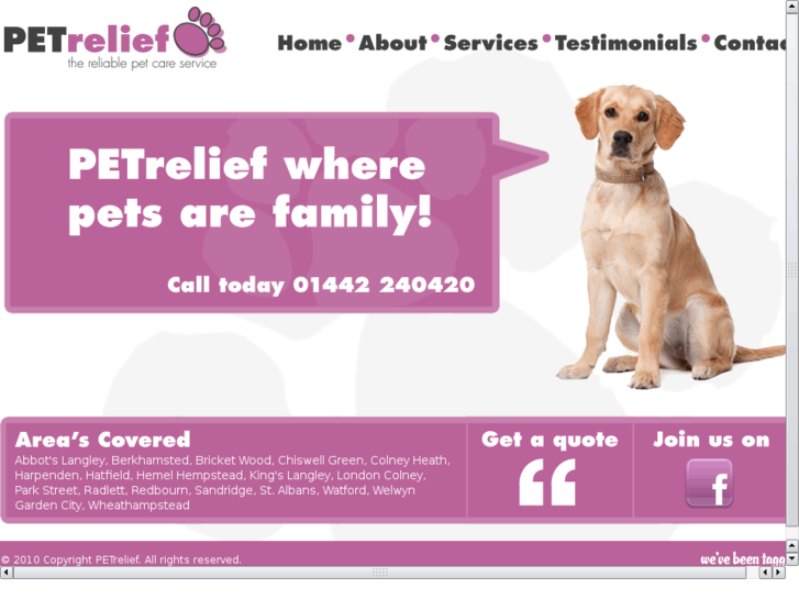 www.petrelief.co.uk