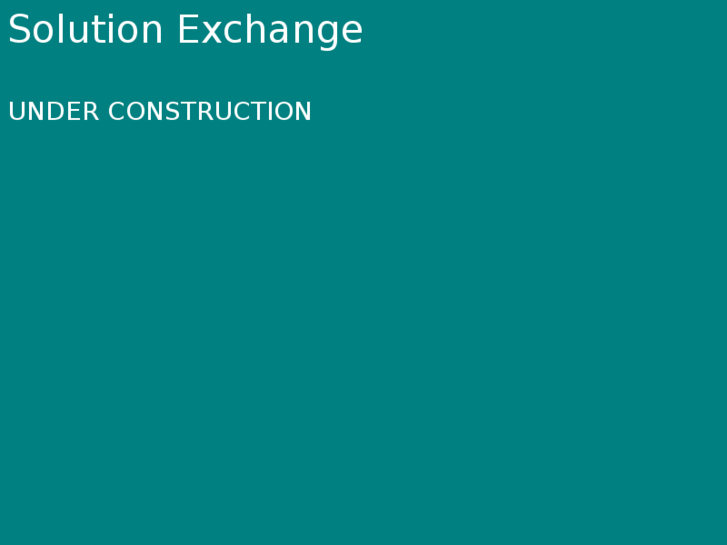 www.solutionexchange.org