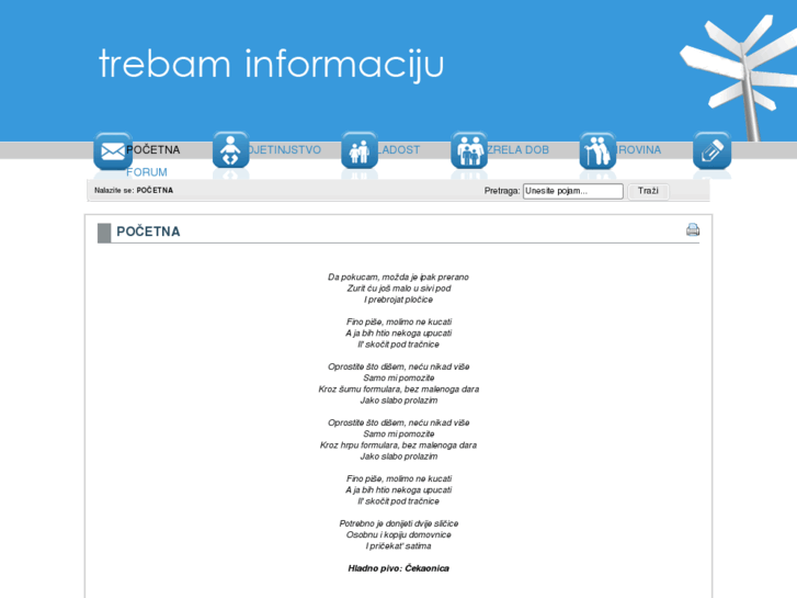 www.trebam-informaciju.net