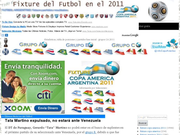 www.apertura2010fixture.com.ar