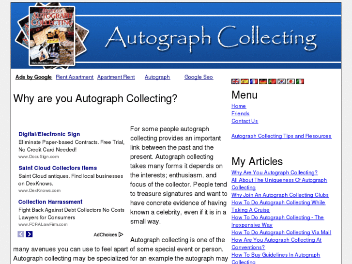 www.autographscollection.com