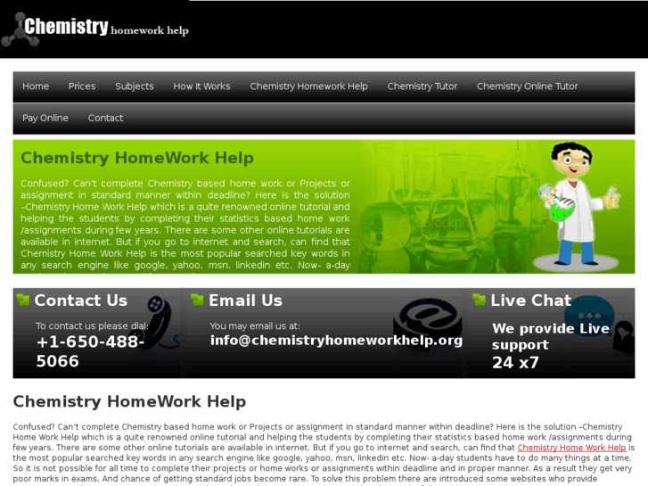 www.chemistryhomeworkhelp.org