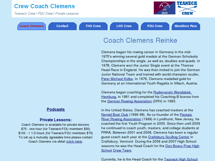 www.crewcoachclemens.com