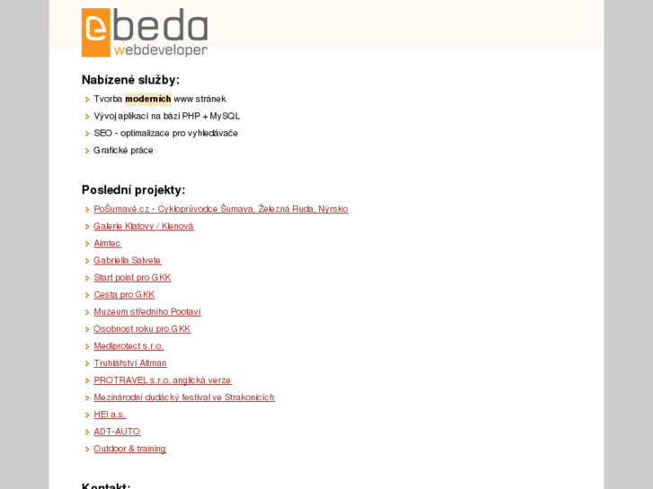 www.e-beda.cz