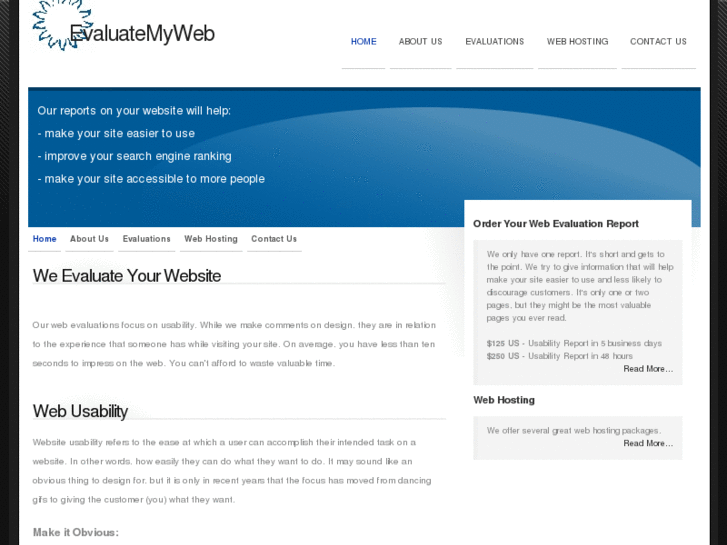 www.evaluatemyweb.com
