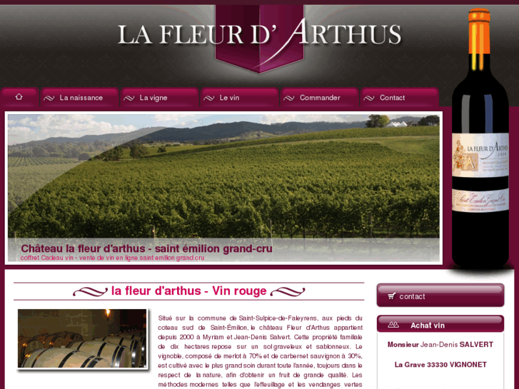 www.fleurdarthus.fr