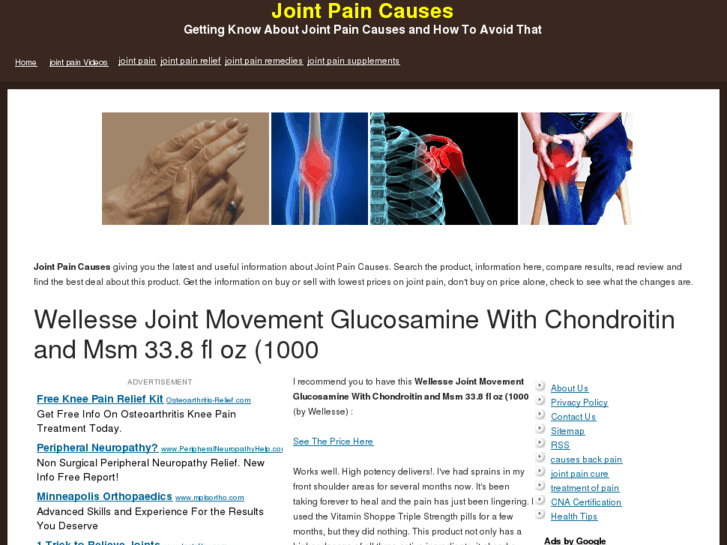 www.jointpaincauses.org