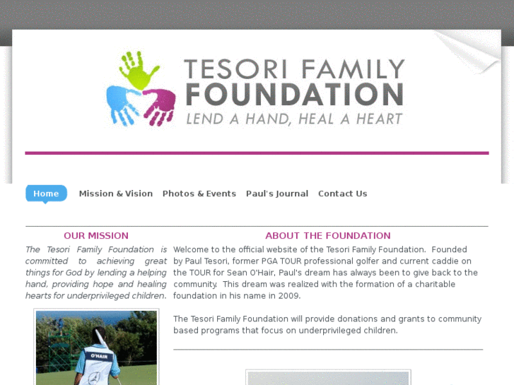 www.tesorifamilyfoundation.org