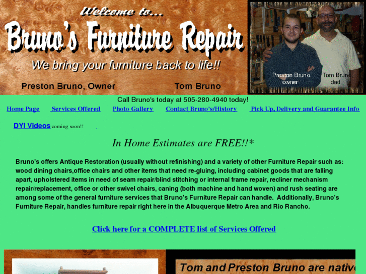 www.tombrunosfurniturerepair.com