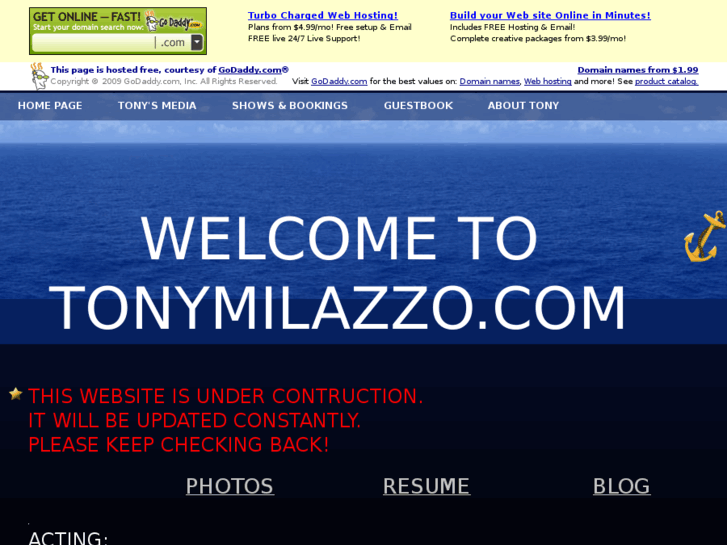 www.tonymilazzo.com