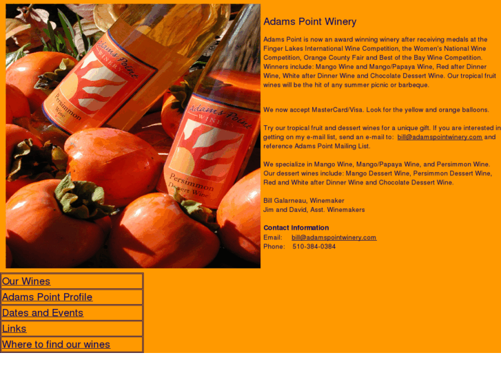 www.adamspointwinery.com