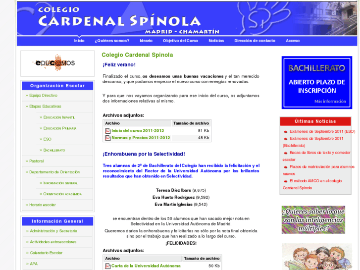 www.colegiospinola.org