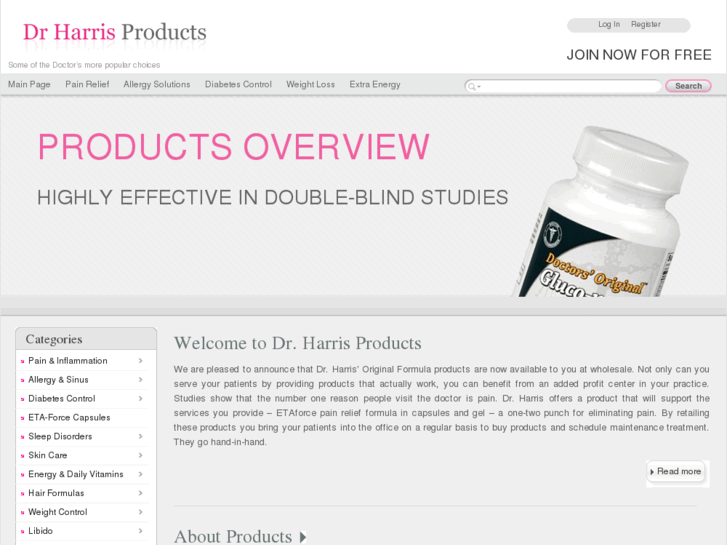 www.drharrisproducts.com