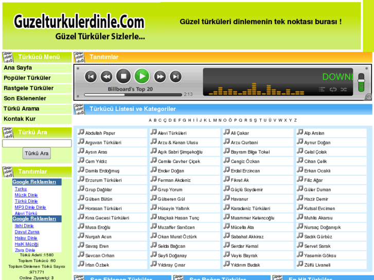 www.guzelturkulerdinle.com