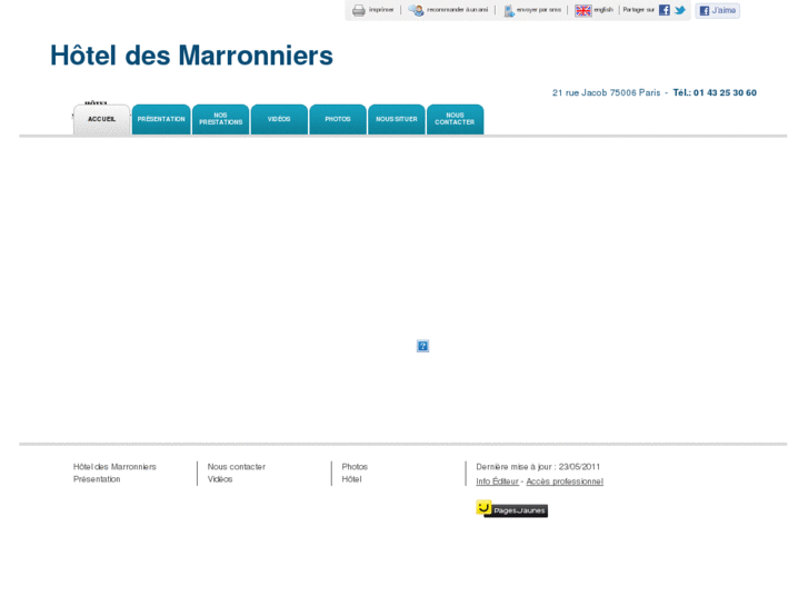 www.hotelparismarronniers.com