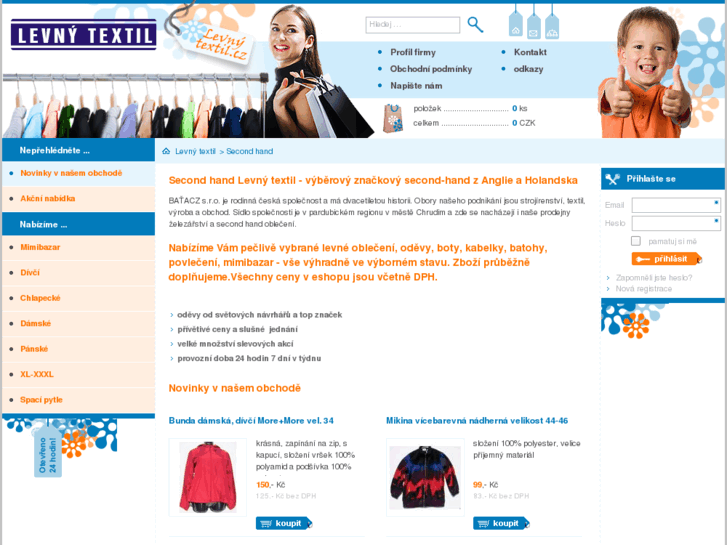 www.levny-textil.cz