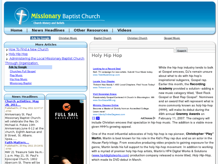 www.missionarybaptistchurch.com