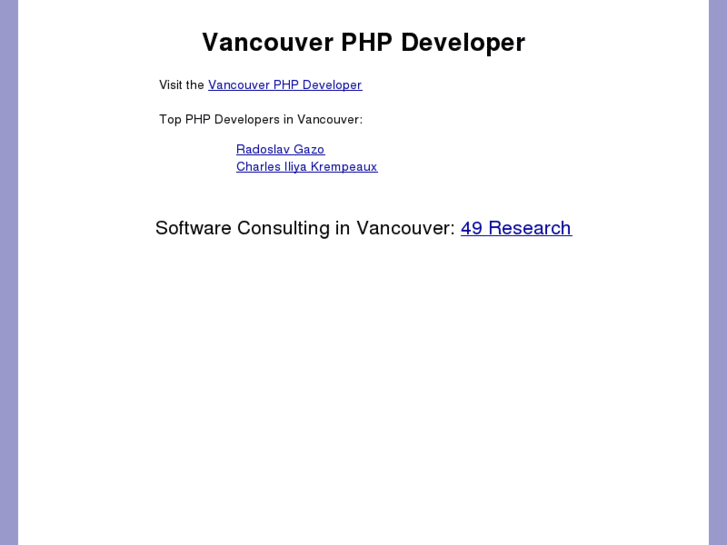 www.vancouverphpdeveloper.com