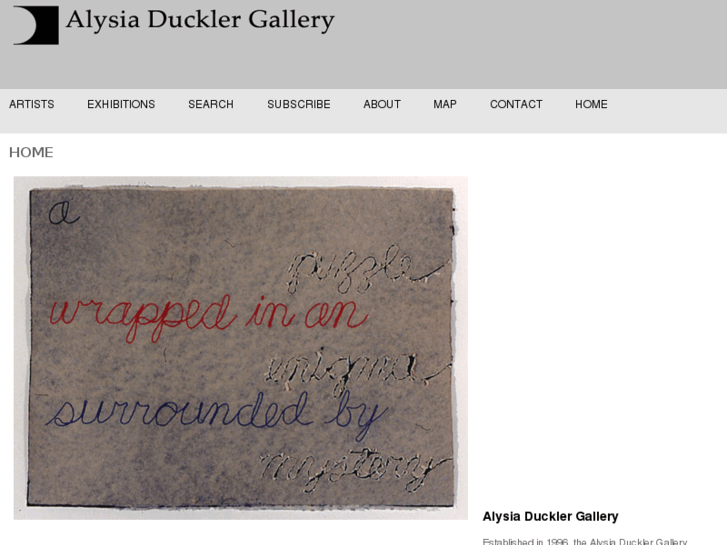 www.alysiaducklergallery.com