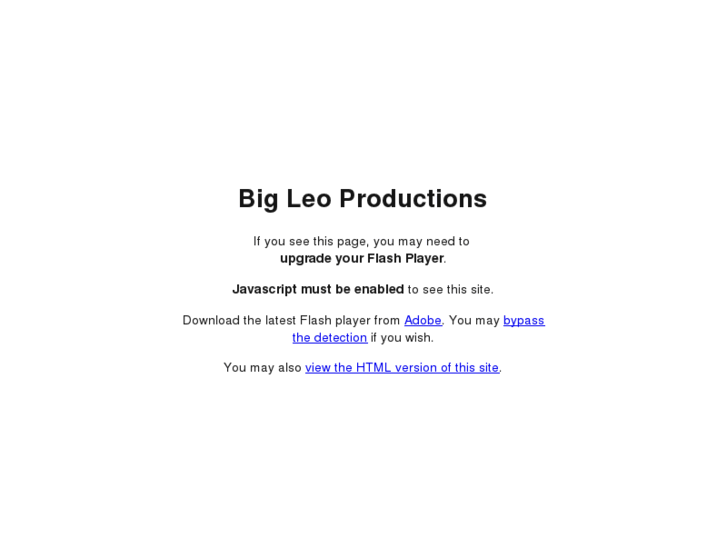 www.bigleoproductions.com