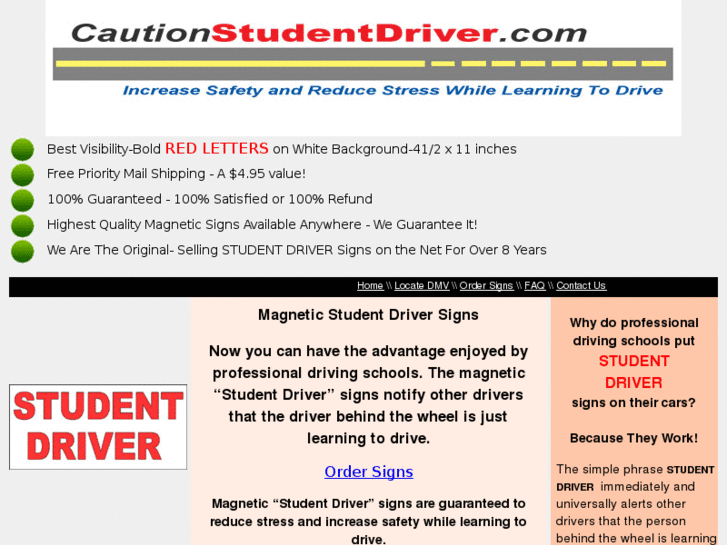 www.cautionstudentdriver.com