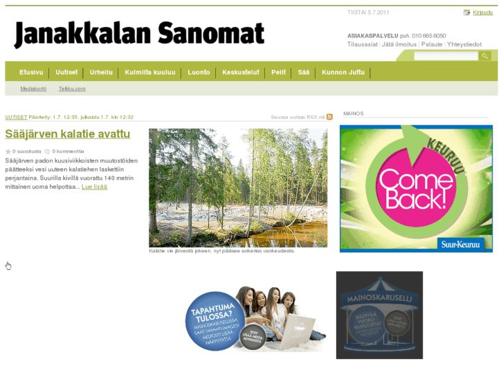 www.janakkalansanomat.fi