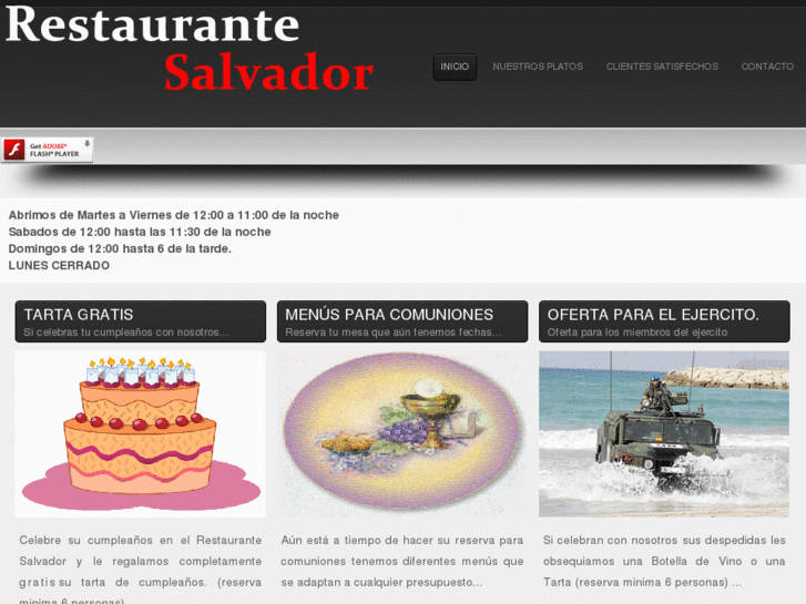 www.restaurantesalvador.com