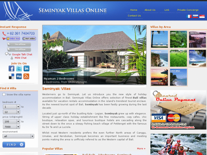 www.seminyakvillasonline.com