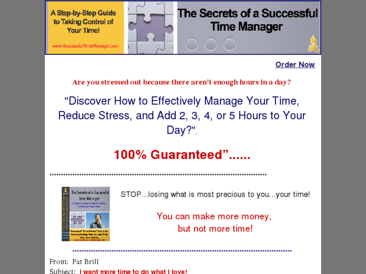 www.successfultimemanager.com