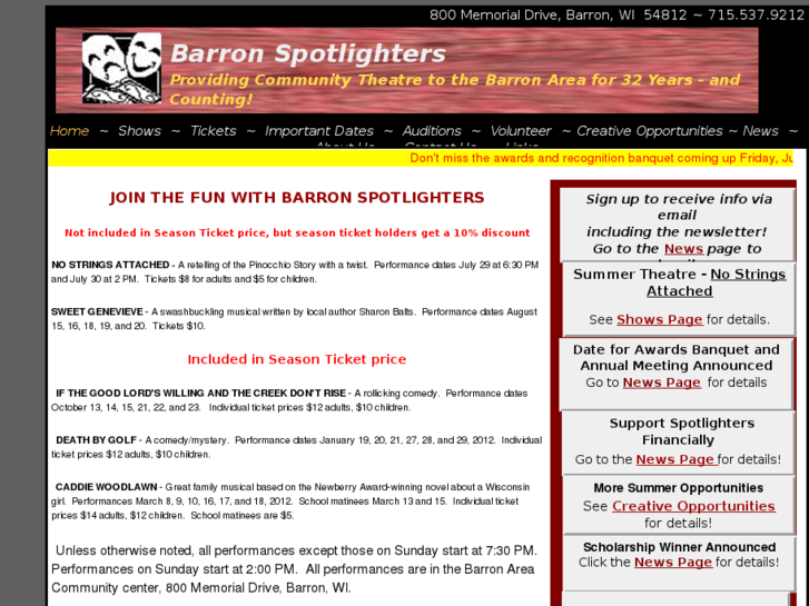 www.barronspotlighters.org