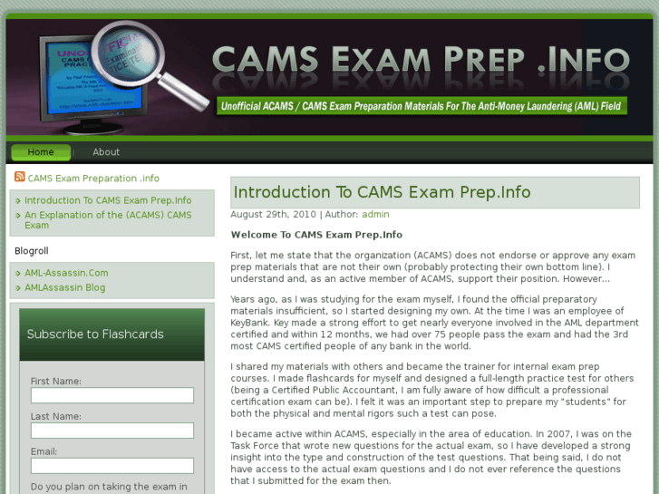 www.cams-exam-prep.info