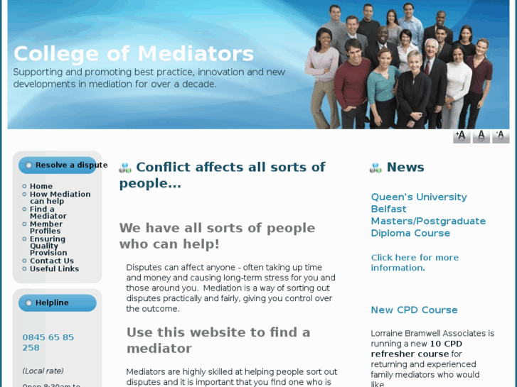 www.collegeofmediators.com