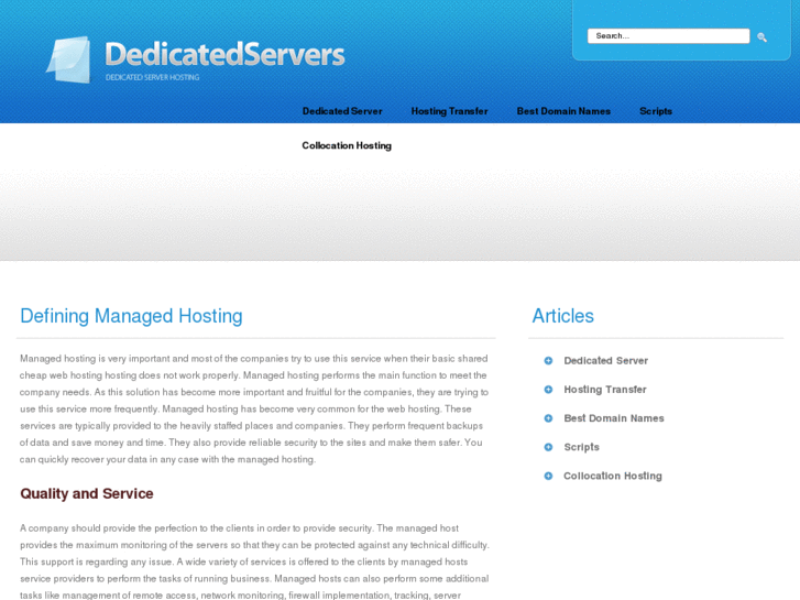 www.dedicatedserverpages.com