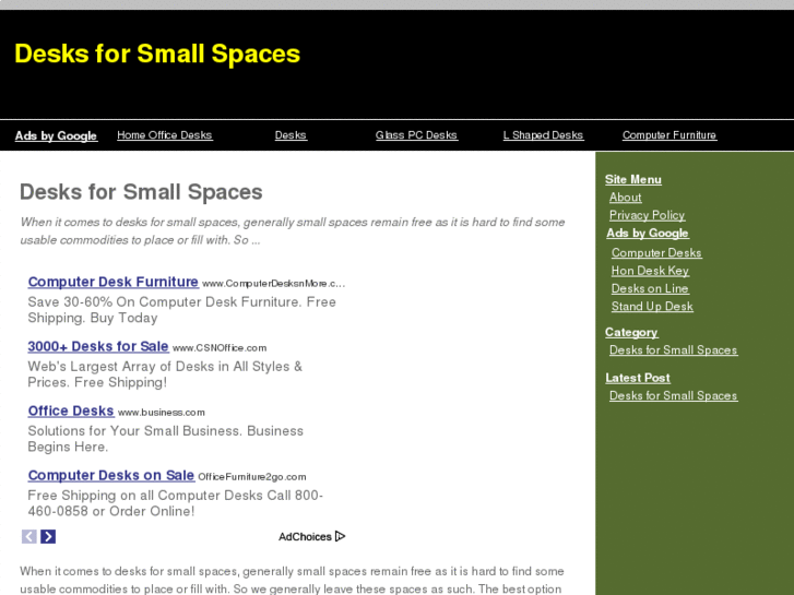 www.desksforsmallspaces.org