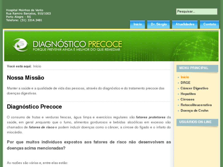 www.diagnosticoprecoce.com.br