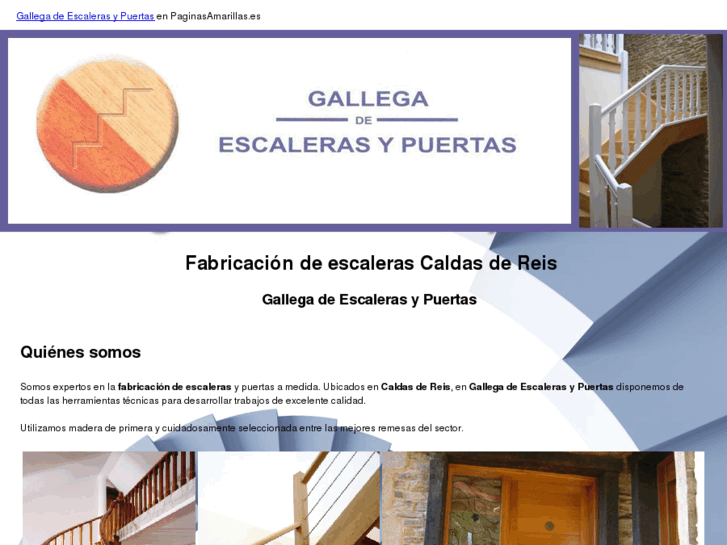 www.gallegadeescalerasypuertas.es