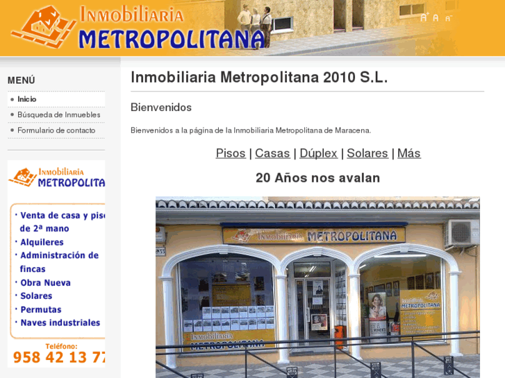 www.inmobiliariametropolitana.es