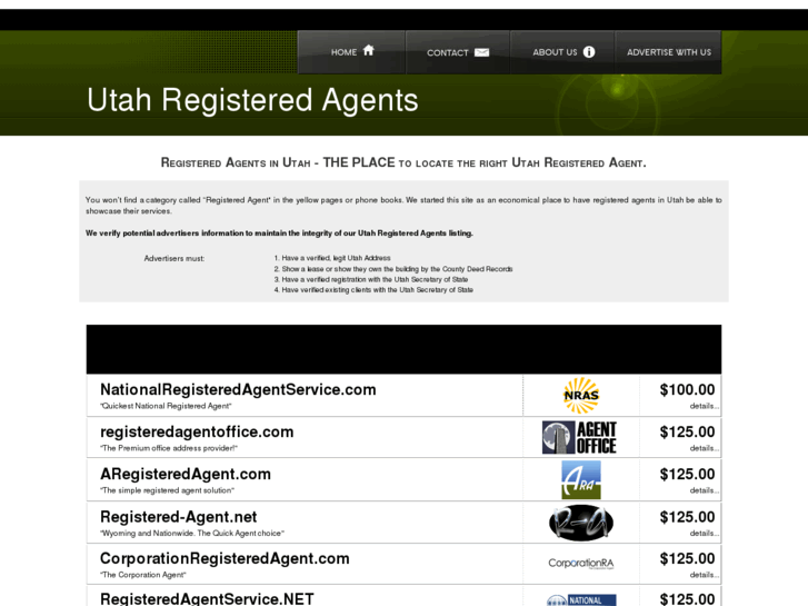 www.registeredagentsinutah.com