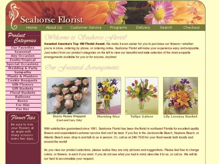 www.seahorseflorist.com