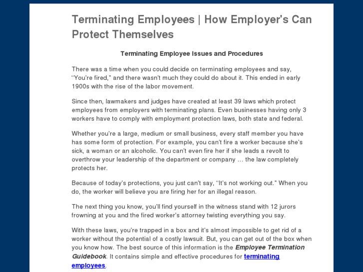 www.terminating-employees.com