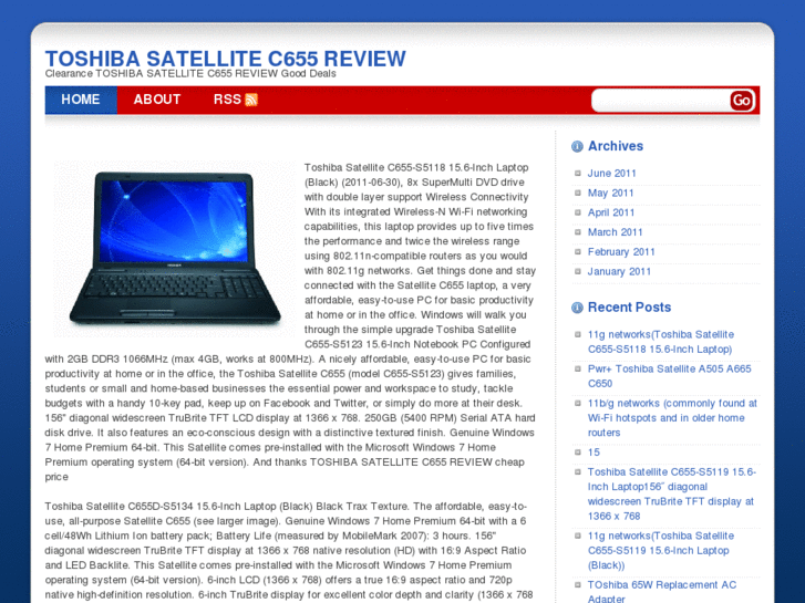 www.toshibasatellitec655review.info