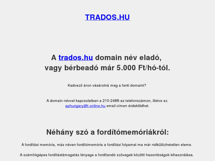 www.trados.hu