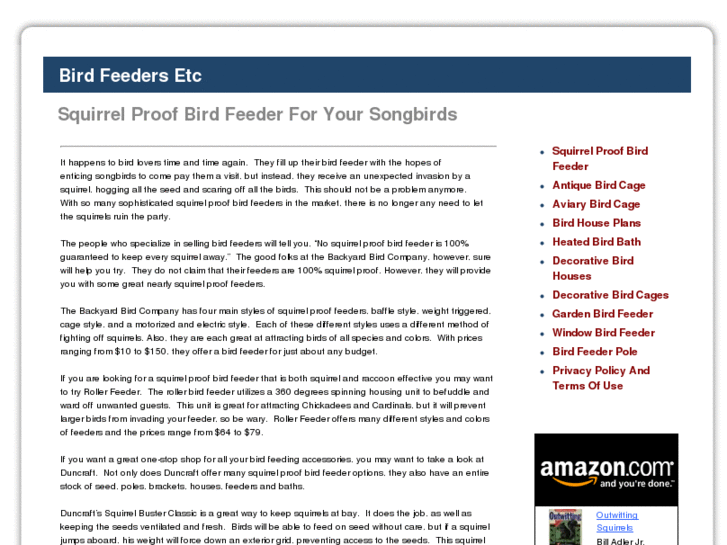 www.birdfeedersetc.com