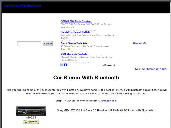 www.carstereowithbluetooth.com