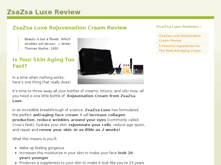 www.zsazsaluxereview.com